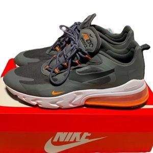Nike Gray and Orange Athletic Shoes